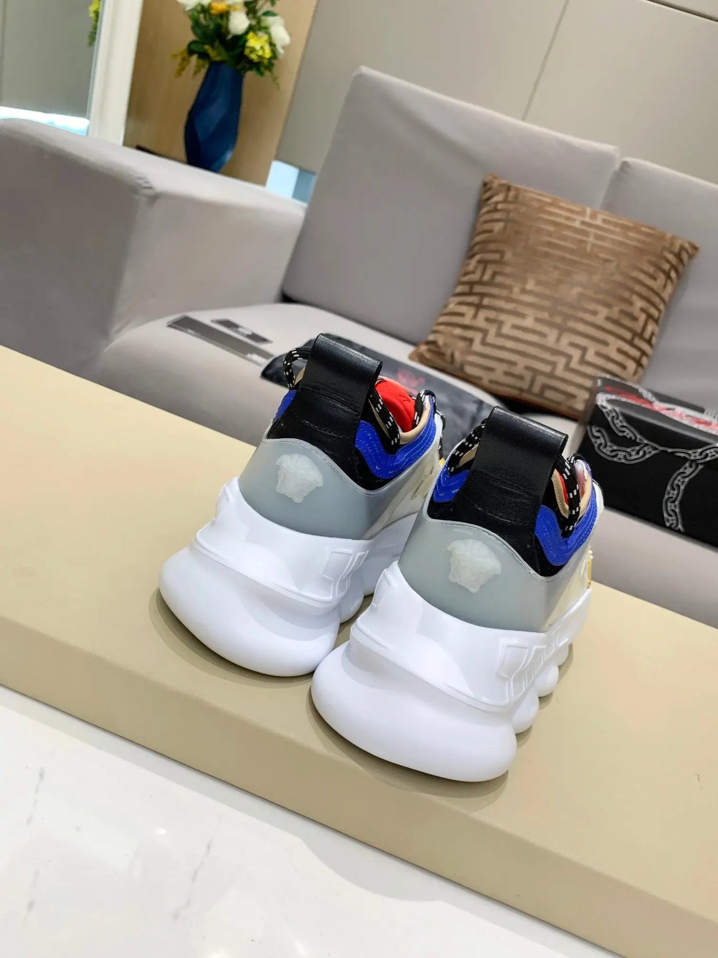 Versace Chain Reaction Yellow tenisice — fotografija 8