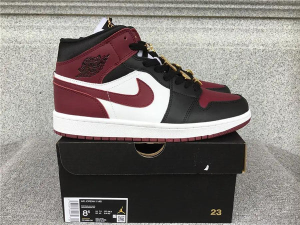 Jordan 1 Mid Bourdou tenisice — bočni prikaz