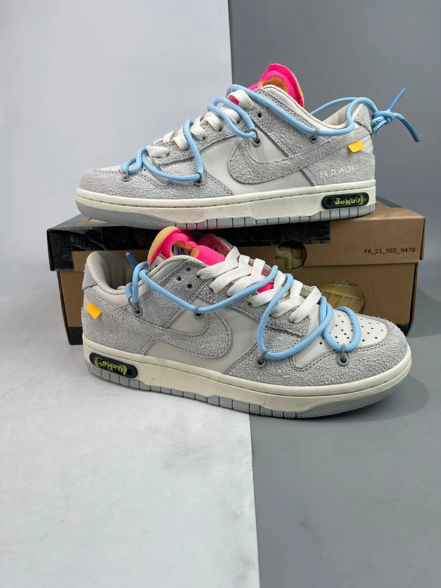 Off White Dunk "lot 38" tenisice — prednji prikaz