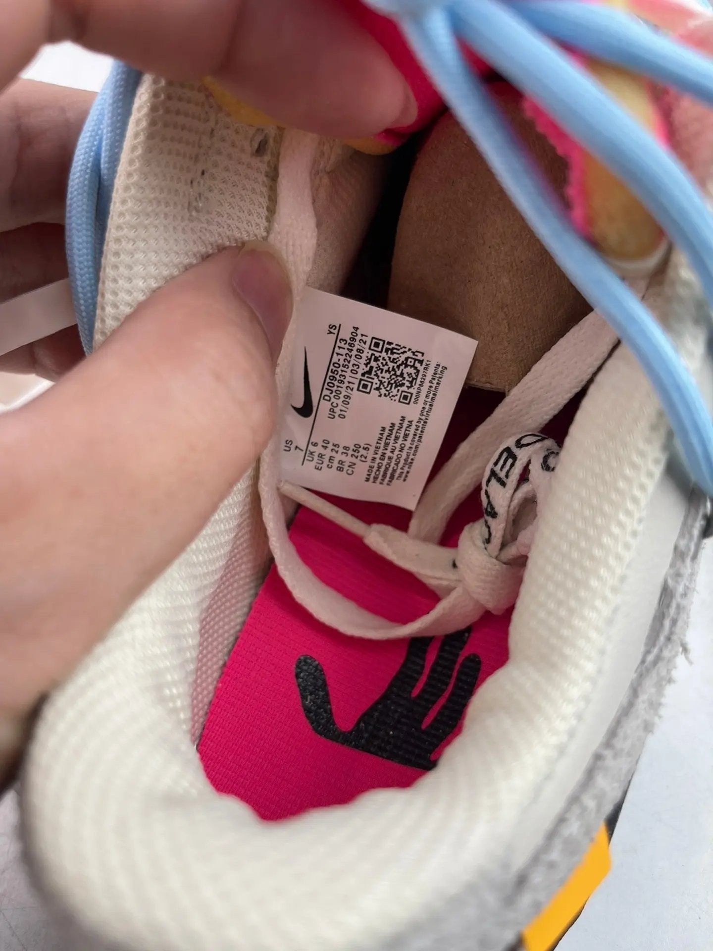 Off White Dunk "lot 38" tenisice — fotografija 8
