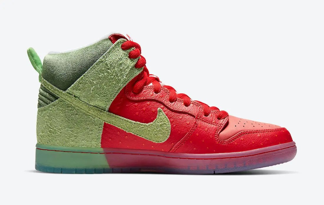 Dunk High Strawberry tenisice — gornji prikaz