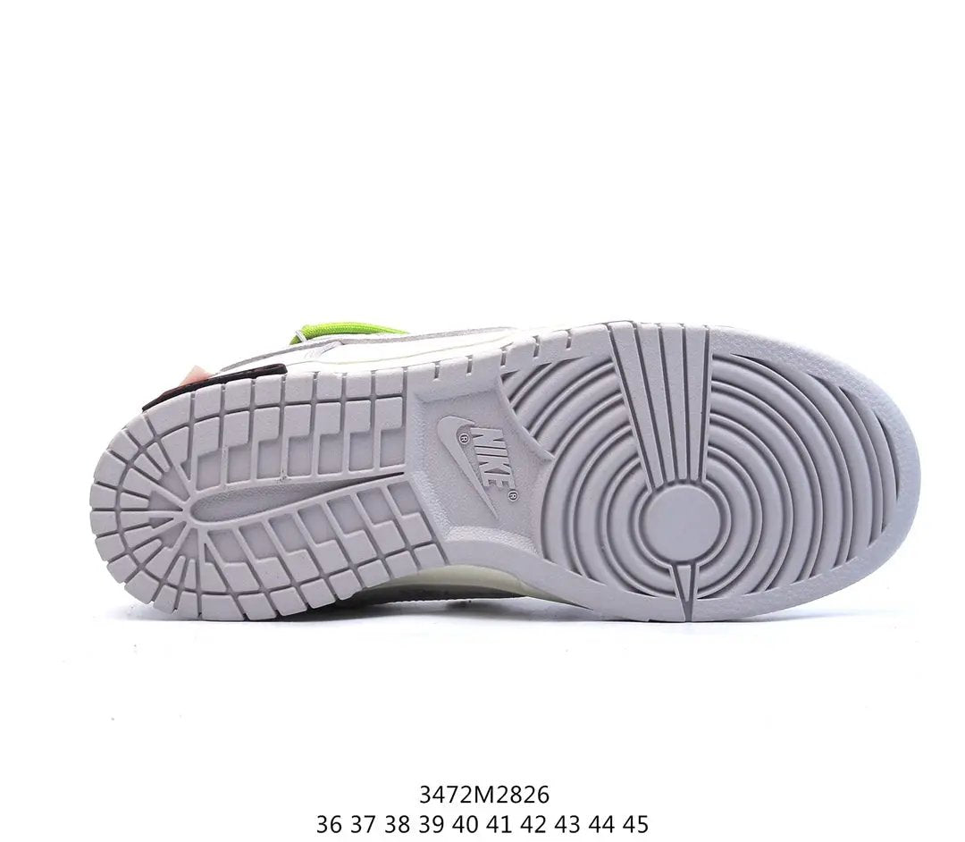 Off White Dunk "lot 8" tenisice — gornji prikaz