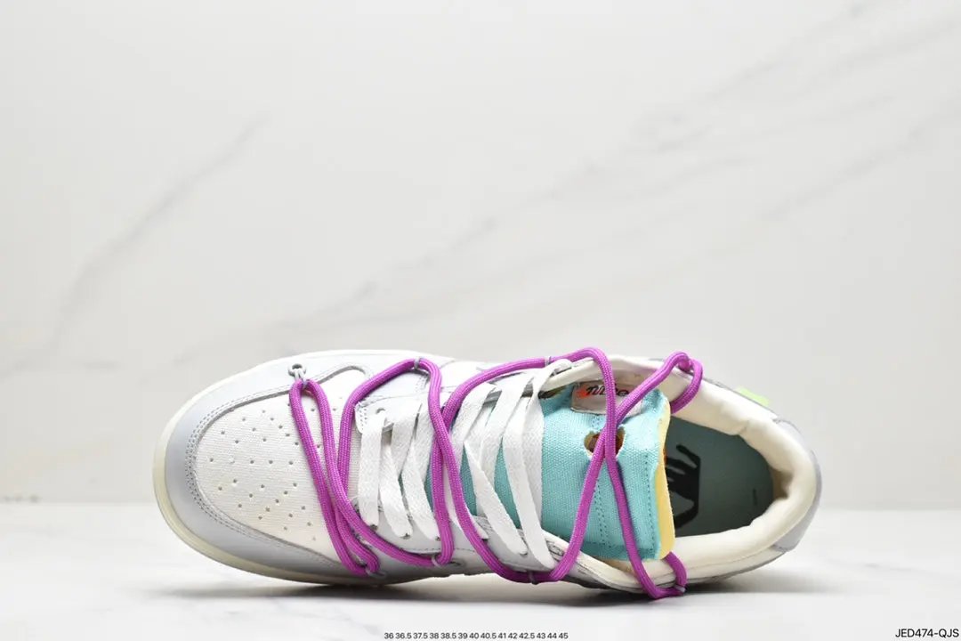 Off White Dunk "lot 21" tenisice — prednji prikaz