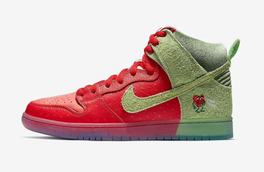 Dunk High Strawberry tenisice — straga