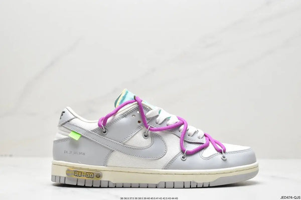Off White Dunk "lot 21" tenisice — bočni prikaz