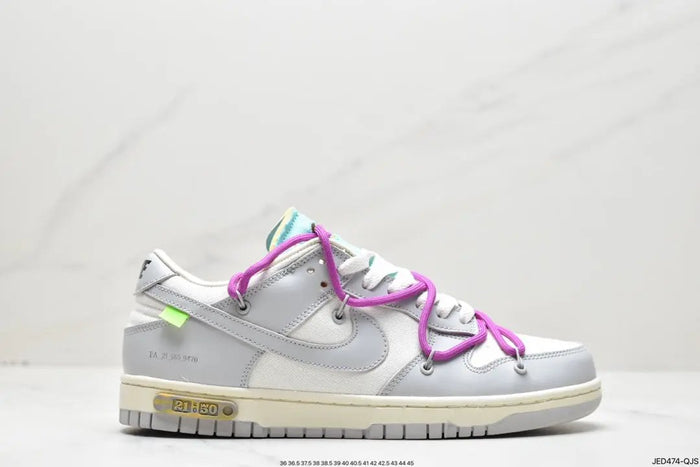 Off White Dunk "lot 21" tenisice — bočni prikaz