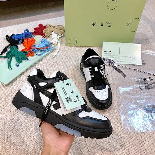 Off white Out of office black white tenisice — bočni prikaz
