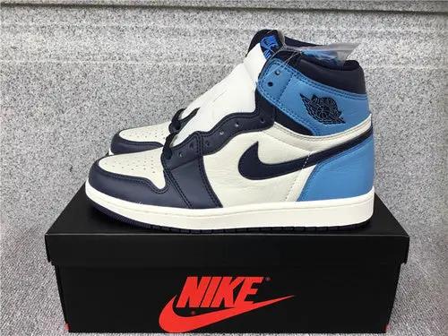Air Jordan 1 High Obsidian tenisice — bočni prikaz