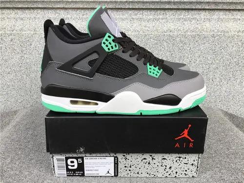 Air Jordan 4 Green glow tenisice — bočni prikaz