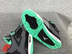 Air Jordan 4 Green glow tenisice — straga