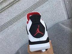 Air Jordan 4 Fire Red tenisice — straga