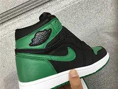 Air Jordan 1 High Pine Green tenisice — straga